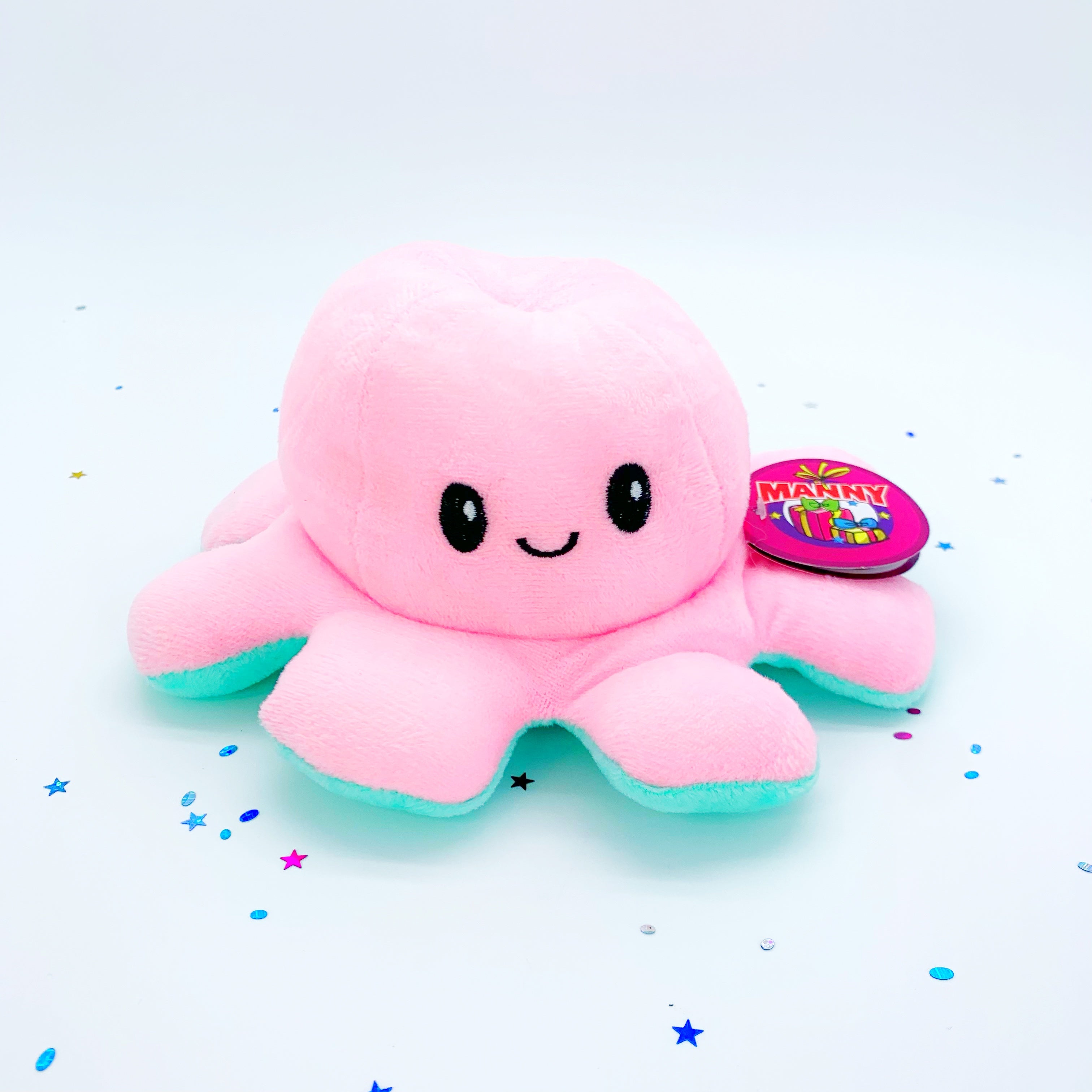 Tik Tok Pulpo Reversible De Arcoiris Pulpito Reversible Manny